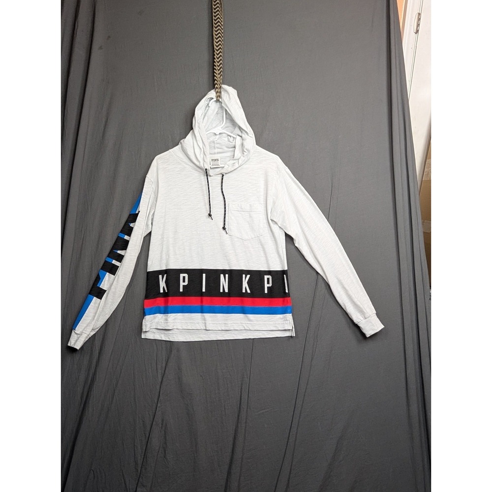 Victoria's Secret PINK Hoodie Women's Color White Size XS